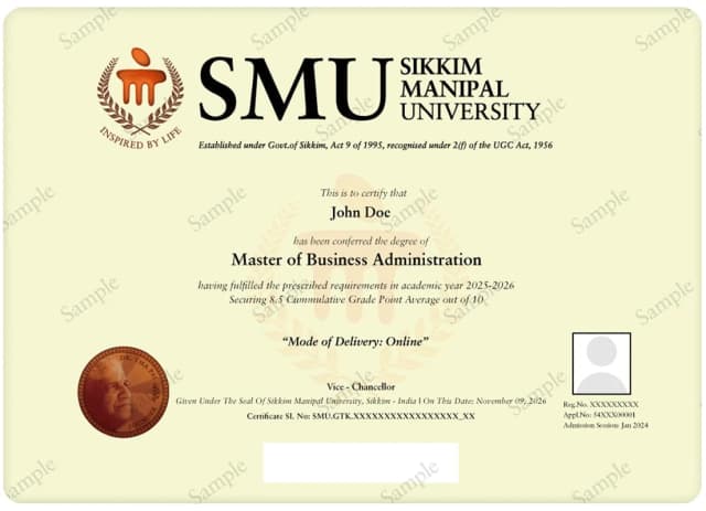 sample certificate