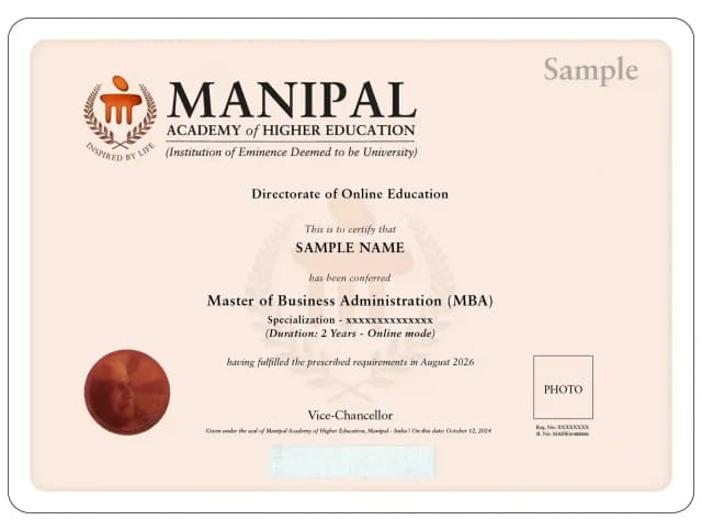 sample certificate
