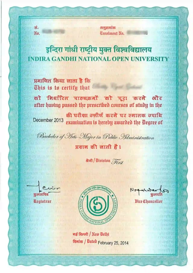 sample certificate