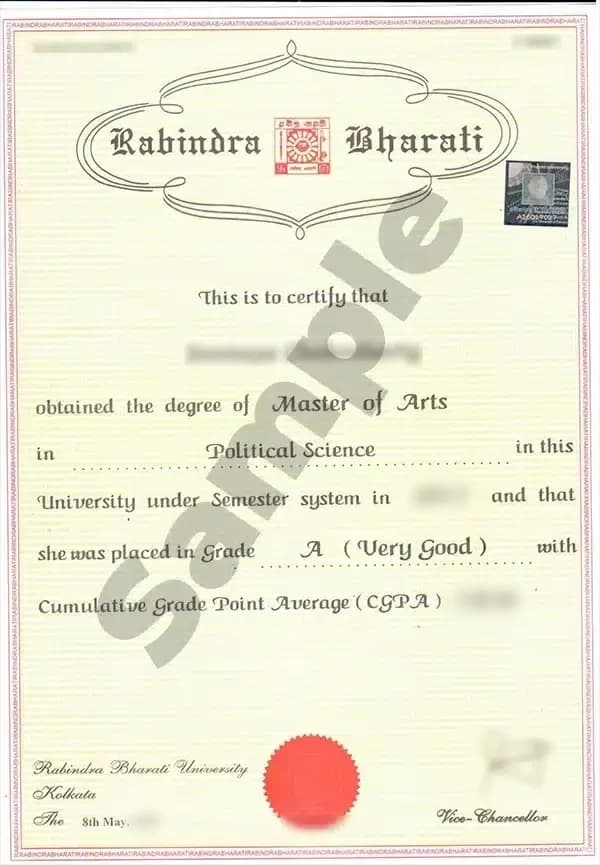 sample certificate